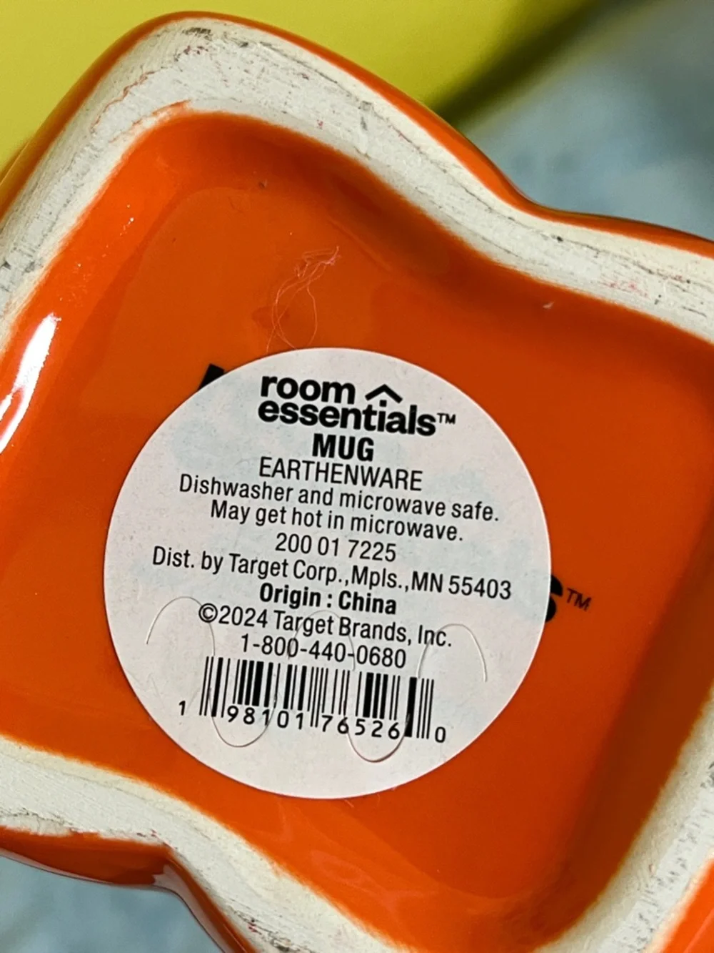 New Daisy Mug 14.2 oz Orange Floral Shape Mug, Planter I Room Essentials Target